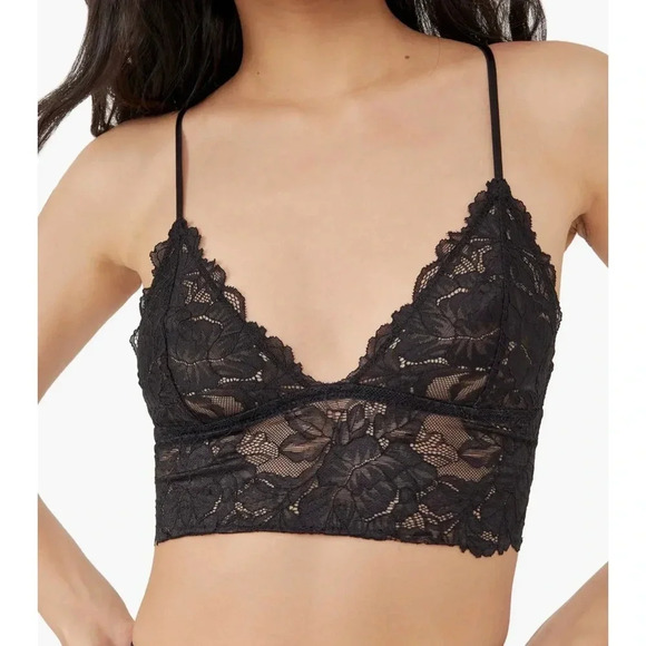 Free People Everyday Lace Longline Bralette (2 pack) - Picture 1 of 7